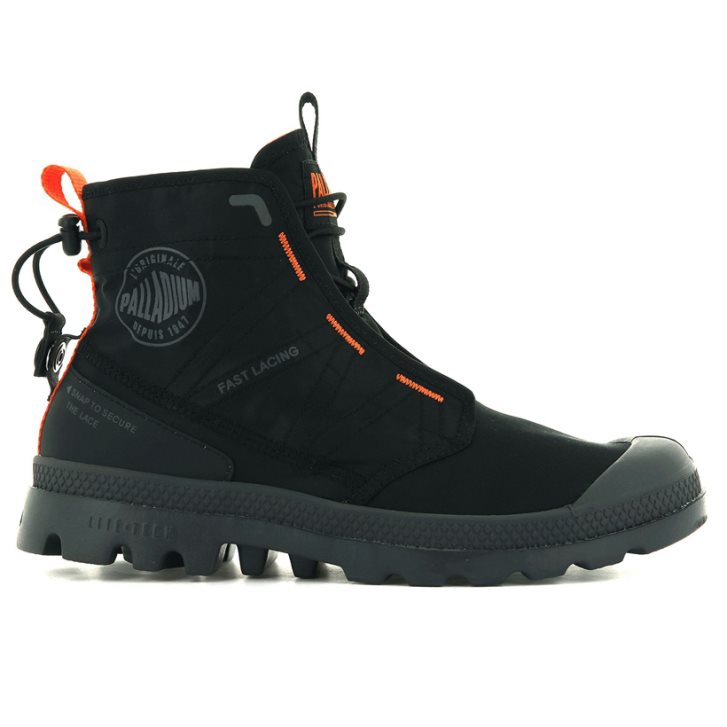 Pánské Boty Palladium Pampa Travel Lite Černé | CZ URZ-85X
